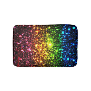 Alfombrilla De Baño Bathmat Rainbow Galaxy