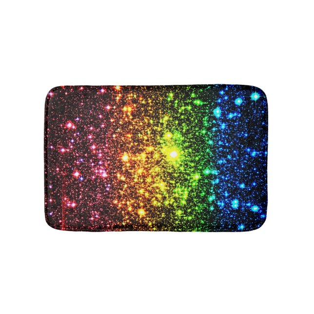 Alfombrilla De Baño Bathmat Rainbow Galaxy (Anverso)
