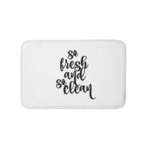 Bathmat tan fresco y tan limpio