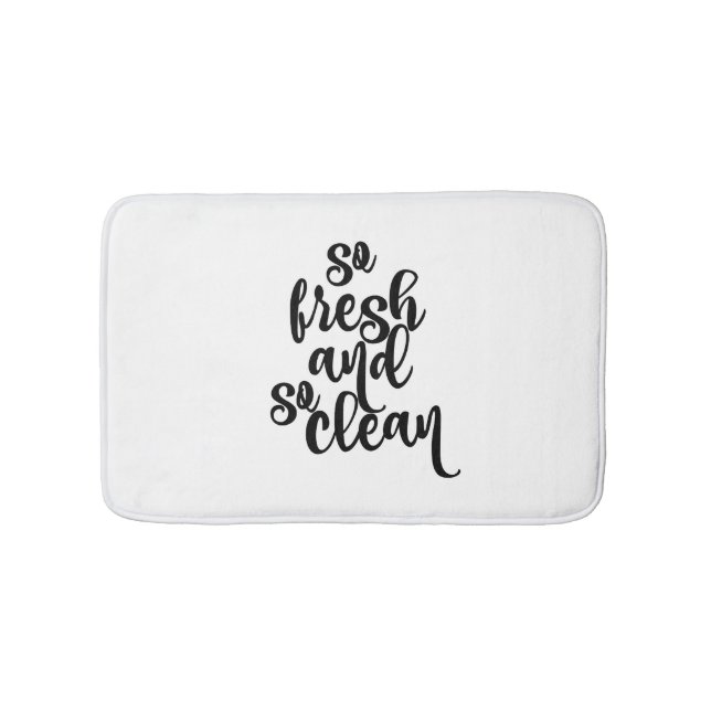 Alfombrilla De Baño Bathmat tan fresco y tan limpio (Anverso)