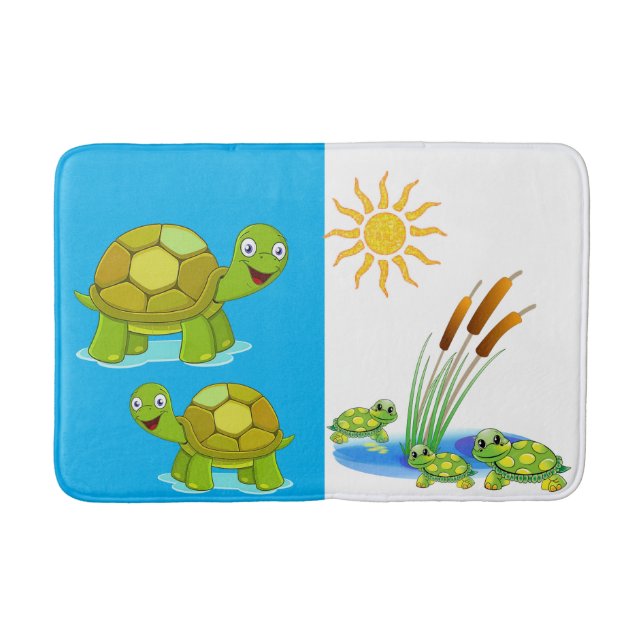 Alfombrilla De Baño Bathmat Turtle Bathmat (Anverso)