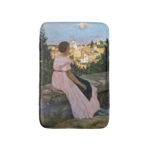 Alfombrilla De Baño Bazille Frederic - El Vestido Rosa