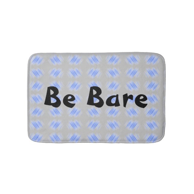 Alfombrilla De Baño Be Bare Light Gray Abstract Bath Mat (Anverso)
