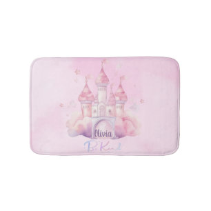 Alfombrilla De Baño Be Kind Palace en la nube rosa