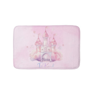 Alfombrilla De Baño Be Kind Palace en la nube rosa