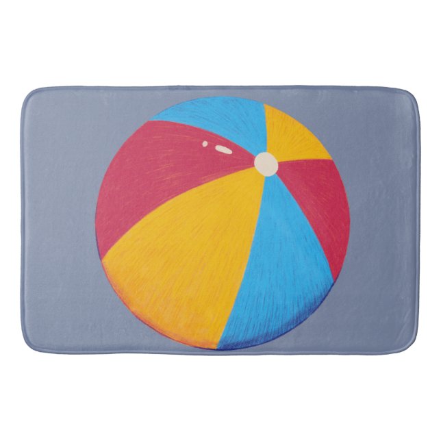 Alfombrilla De Baño Beach Ball Bath Mat (Anverso)