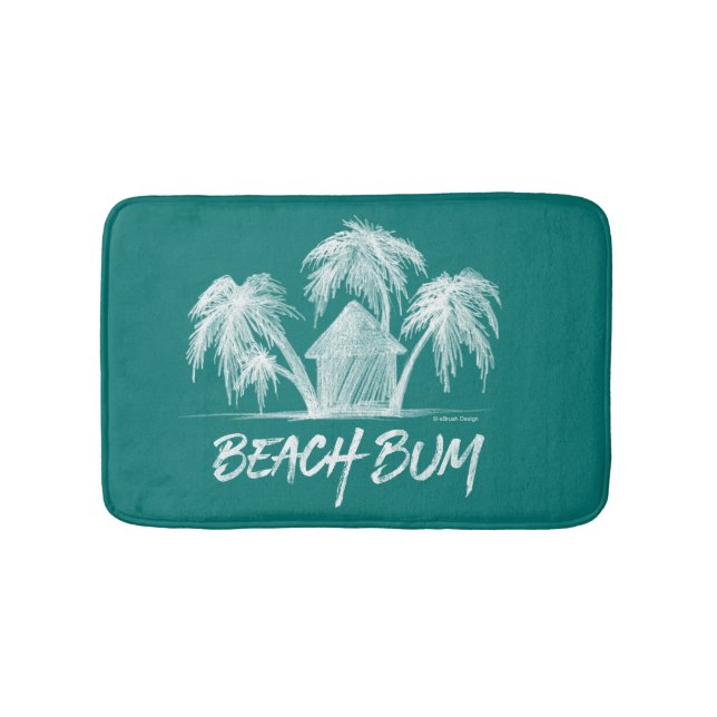 Alfombrilla De Baño Beach Bum Bathroom Mat (Anverso)