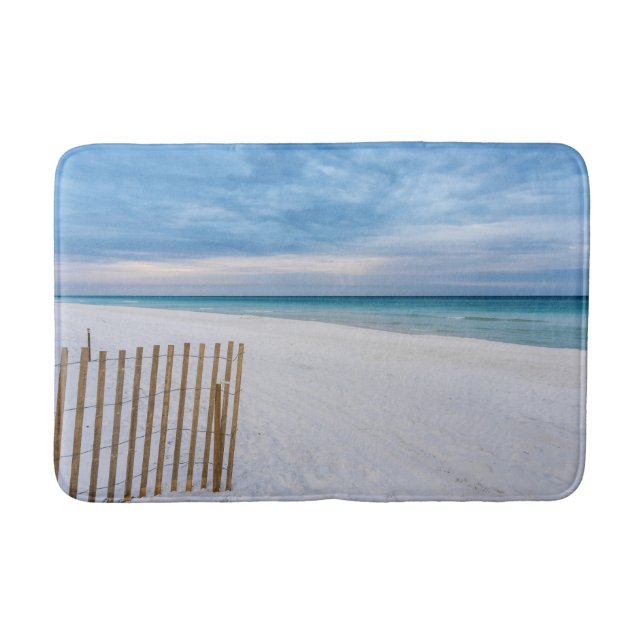 Alfombrilla De Baño Beach Fence Morning Destin Florida Bath Mats (Anverso)