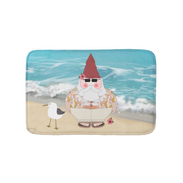 Alfombrilla De Baño Beach Gnome Bathmat (Anverso)