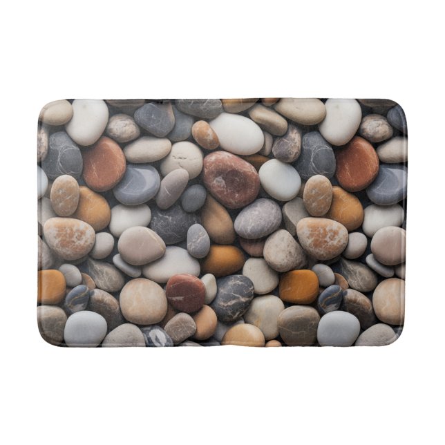 Alfombrilla De Baño Beach Pebbles Bath Mat (Anverso)