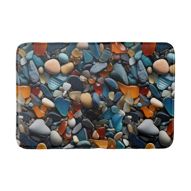 Alfombrilla De Baño Beach Pebbles Bath Mat (Anverso)