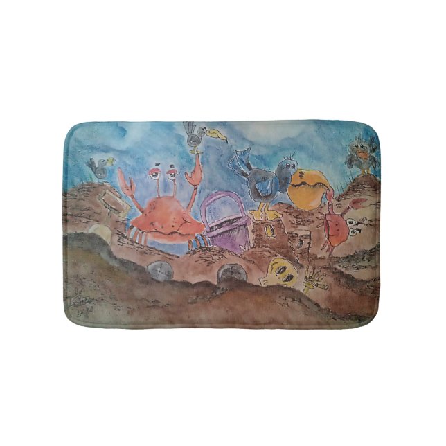 Alfombrilla De Baño Beach Shenanigans (Anverso)