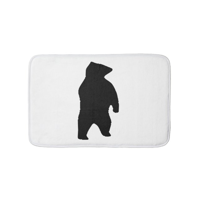 Alfombrilla De Baño Bear Silhouette (Anverso)