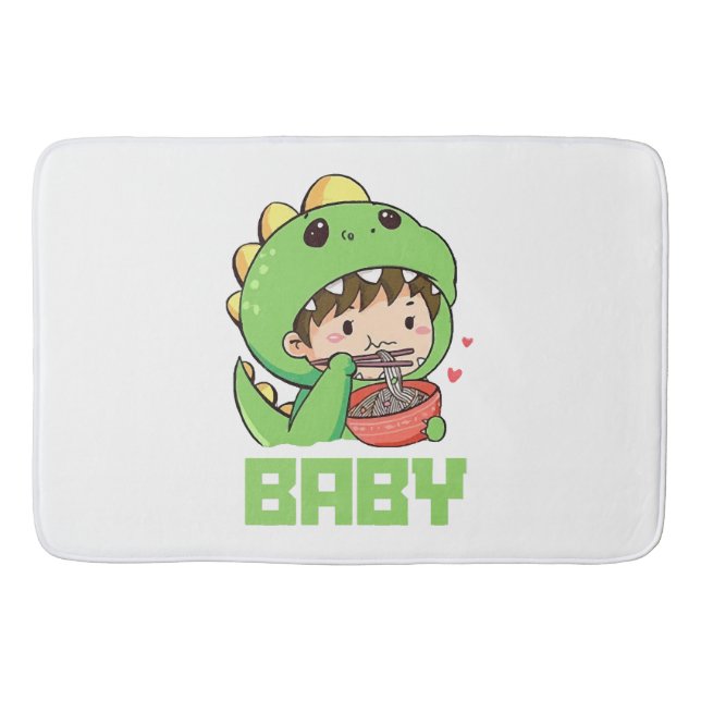 Alfombrilla De Baño bebé godzilla (Anverso)