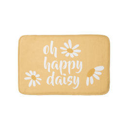 Alfombrilla De Baño Bebé Hippie Feliz Daisy Bath Mat