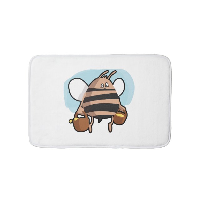 Alfombrilla De Baño Bee personalizado (Anverso)