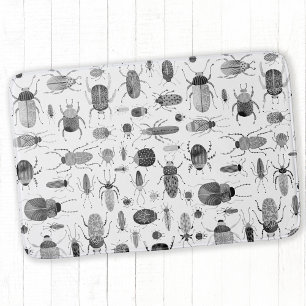 Alfombrilla De Baño Beetle Black & White