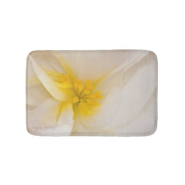 Alfombrilla De Baño Begonia blanca