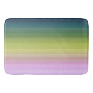 Alfombrilla De Baño Bei verde gris oscuro degradado suave borroso
