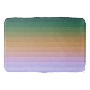 Alfombrilla De Baño Bei verde gris oscuro degradado suave borroso