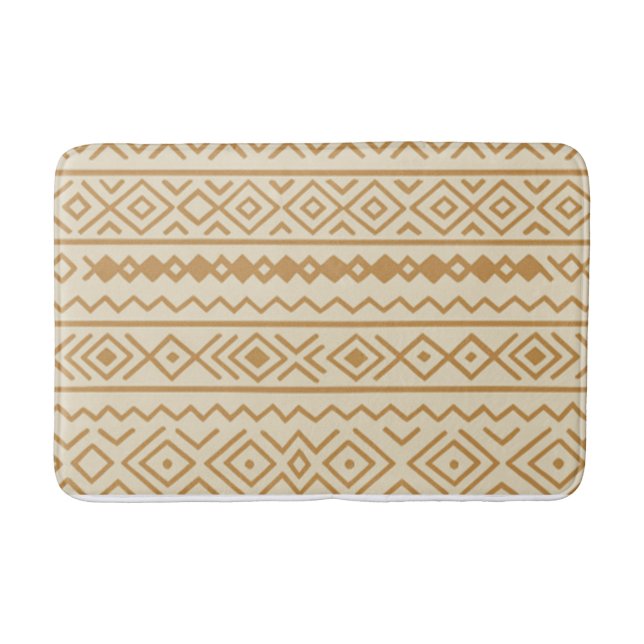 Alfombrilla De Baño Beige Modern Boho Bath Mat (Anverso)