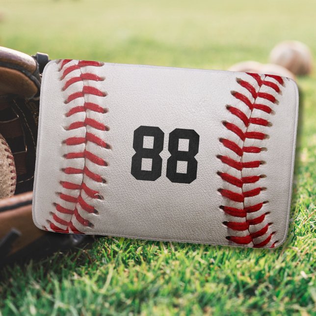 Alfombrilla De Baño Béisbol con número de Personalizable (Subido por el creador)