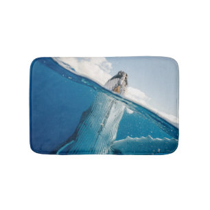 Alfombrilla De Baño Bella ballena enorme