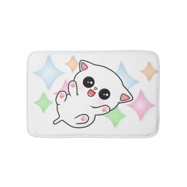 Alfombrilla De Baño Belly Rub Time Kitten (Anverso)