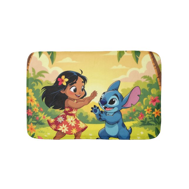 Alfombrilla De Baño Beste Freunde fürs Leben – Lilo & Stitch   (Anverso)