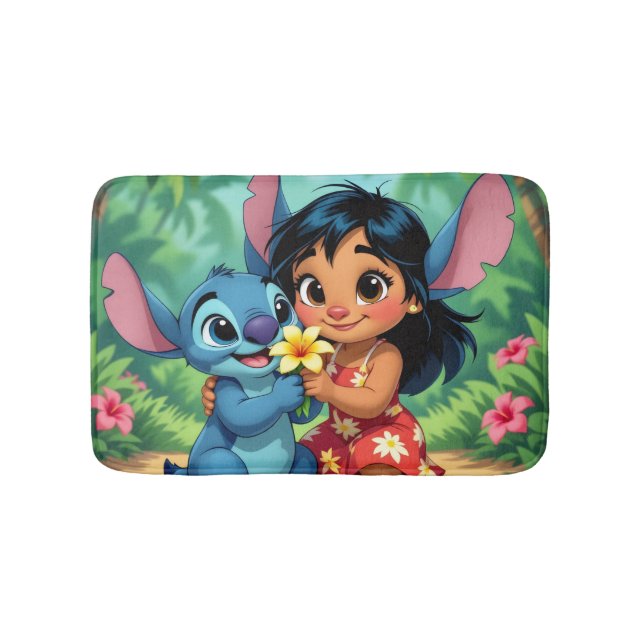 Alfombrilla De Baño Beste Freunde fürs Leben – Lilo & Stitch   (Anverso)