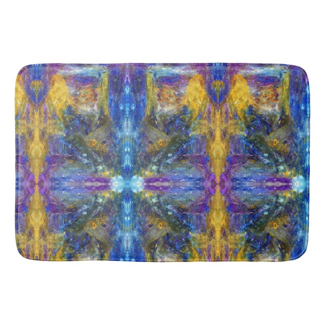 Alfombrilla De Baño Bestia Azul en ejecución (Anverso)