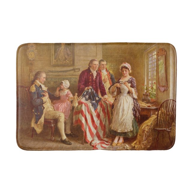 Alfombrilla De Baño Betsy Ross, 1777 (Historia de los Estados Unidos)  (Anverso)
