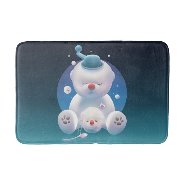 Alfombrilla De Baño Bichon Ice Shaver Dreamland (Anverso)