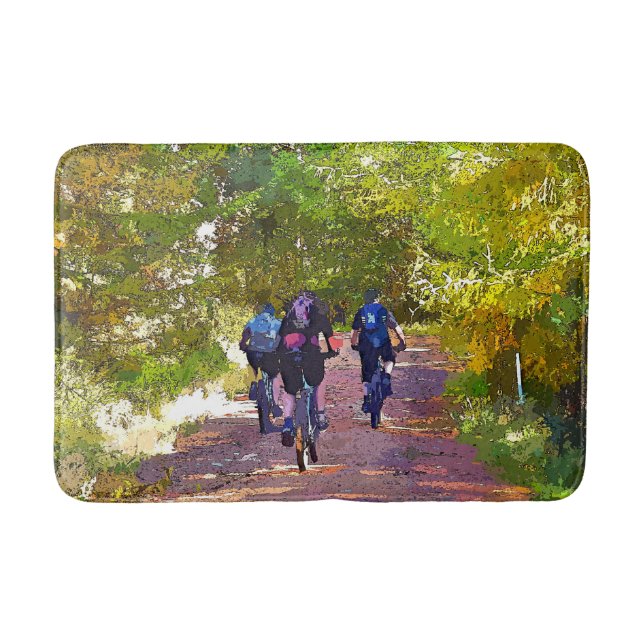ALFOMBRILLA DE BAÑO BICICLETA DE MONTAÑA (Anverso)