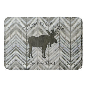 Alfombrilla De Baño Bienvenidos a nuestra Decoración de Baño de Moos