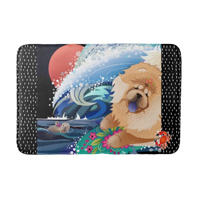 Alfombrilla De Baño BINDI CHOWABUNGA - Mata de baño/taza (Anverso)