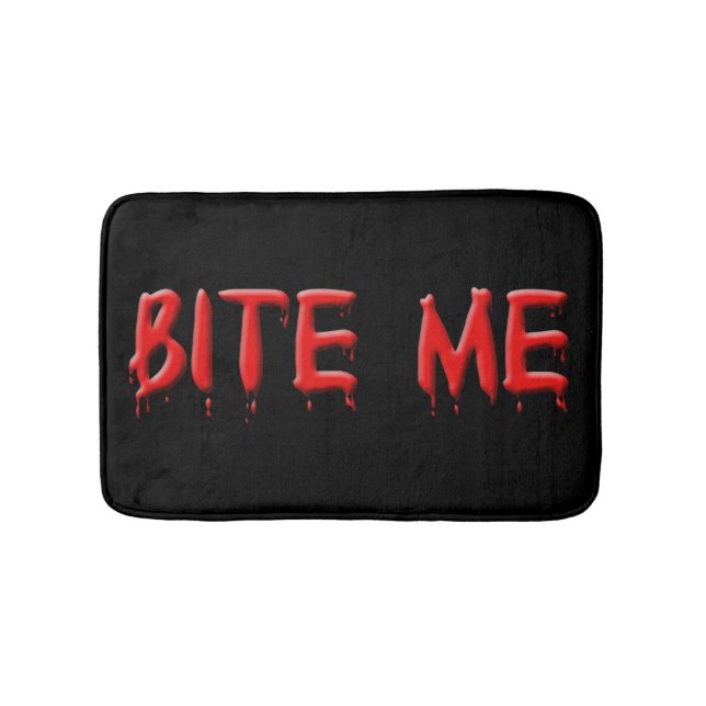 Alfombrilla De Baño Bite Me Bath Mat (Anverso)
