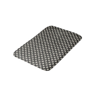 Alfombrilla De Baño Black and Beige Bath Mat