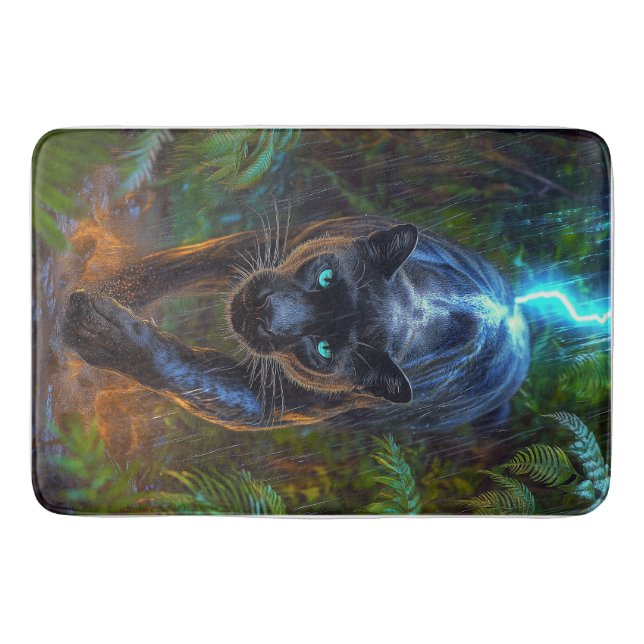 Alfombrilla De Baño Black Panther (Anverso)