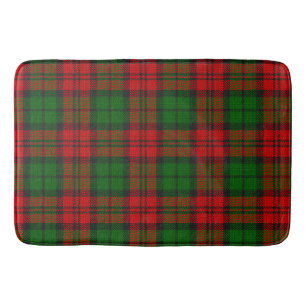 Alfombrilla De Baño Blackwatch Campbell Tartan Red Green Plate