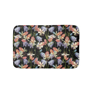 Alfombrilla De Baño Bladder Campion Bells: Floral acuarela