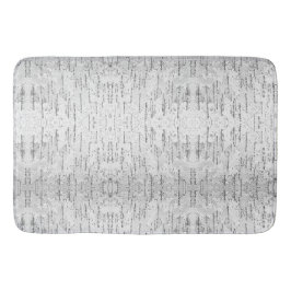 Alfombrilla De Baño Blanco, como en Birch Bark Photo
