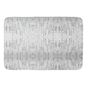 Alfombrilla De Baño Blanco, como en Birch Bark Photo