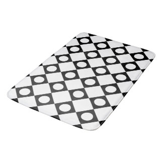 Alfombrilla De Baño Blanco de Mod Retro 60