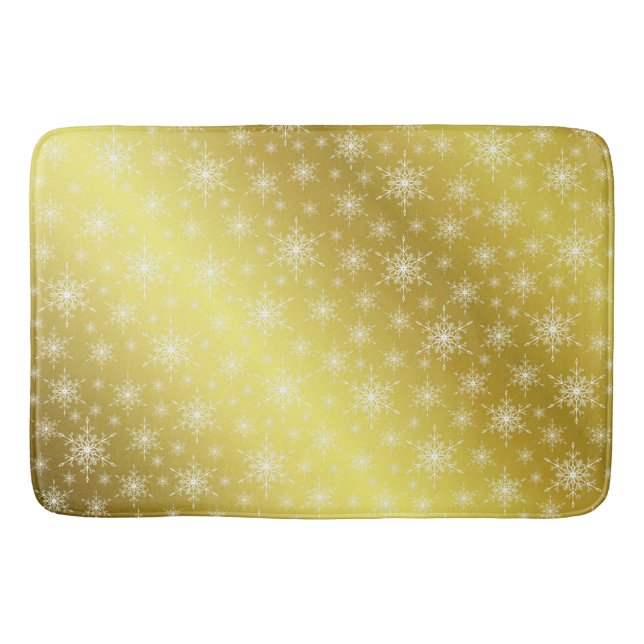 Alfombrilla De Baño ,blanco,estrella, estrellas, Navidades + Muestra,  (Anverso)