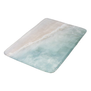 Alfombrilla De Baño Bliss oceánico caribeño suave pastoral 1