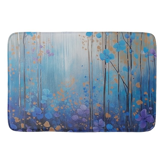 Alfombrilla De Baño Bliss y flores: Mat de baño de duchas sueñas acuát (Anverso)