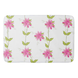Alfombrilla De Baño Blooms de rosa