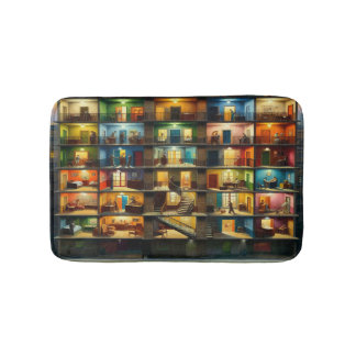 Alfombrilla De Baño Bloque