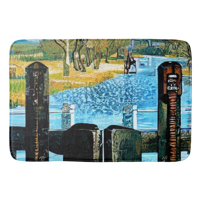 ALFOMBRILLA DE BAÑO BLOQUE DE NARROWBOAT (Anverso)
